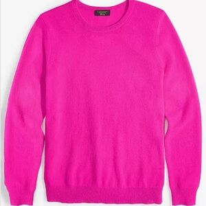 Macy’s Charter Club Luxury 100% Cashmere Crewneck Sweater Size M Fuchsia Pink